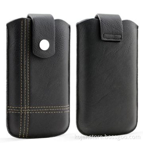 Leather Case with Magnetic Flap Closure, Suitable for Apple's iPhone 4/4S